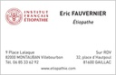 Plaque professionnelle étiopathe