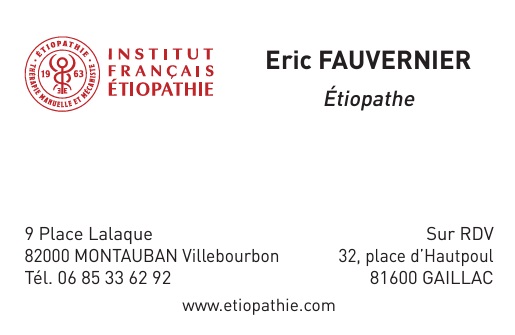 Plaque professionnelle étiopathe