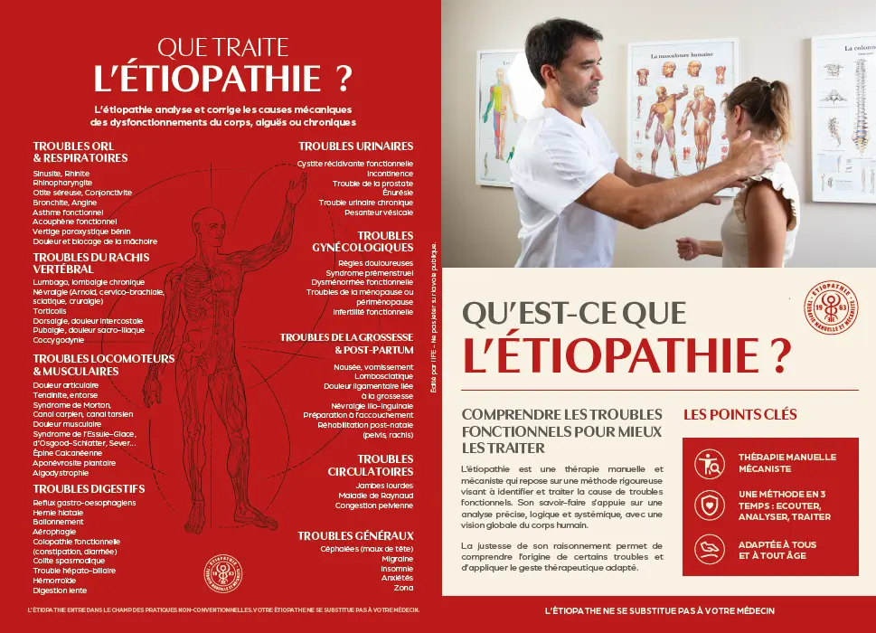 RUPTURE DE STOCK - Flyer Étiopathie Générale