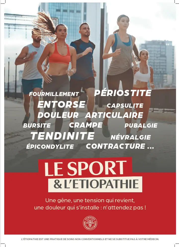 Affiche Sport - Visuel Course à pied (42 x 59 cm)