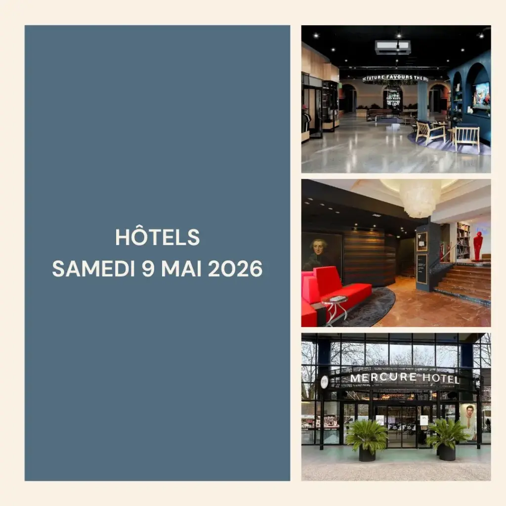 3ème nuit - Hôtels - Samedi 9 mai 2026